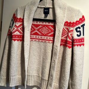 Gap boy cardigan sweater “FREE STYLE” beautiful never worn.